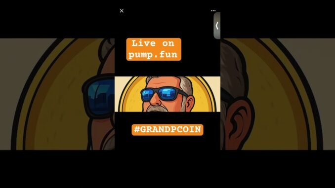 Grandpa coin is live on pump.fun with a lot of great holders and get interaction joins us. #LIVE