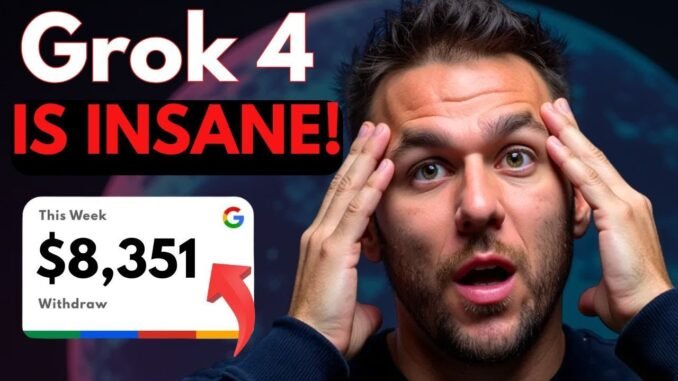 Grok 4 Just Revealed the Fastest Way to Get Rich (Elon’s Not Saying This…)