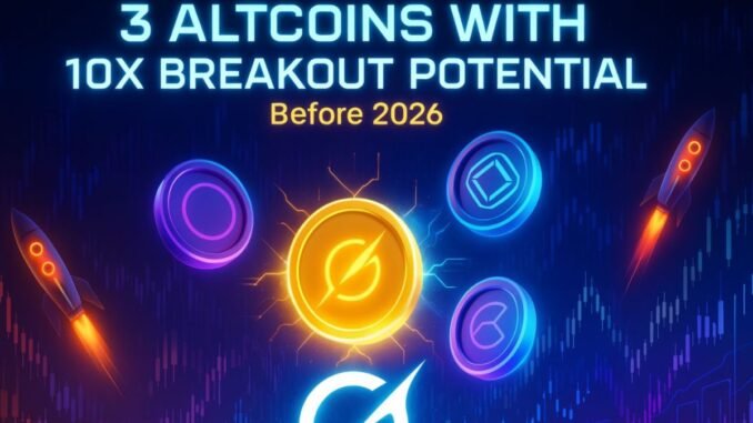 Grok Unveils 3 Altcoins With 10x Breakout Potential Before 2026 Grok Unveils 3 Altcoins With 10x Breakout Potential Before 2026