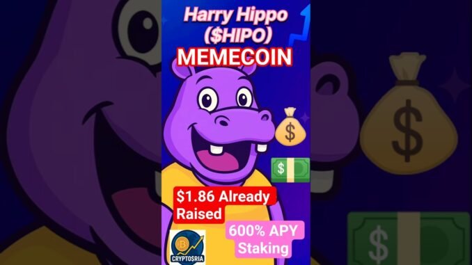 🚀 Harry Hippo ($HIPO) is making waves! #short #shorts #crypto #HarryHippo #GameFi #MemeCoin #Web3