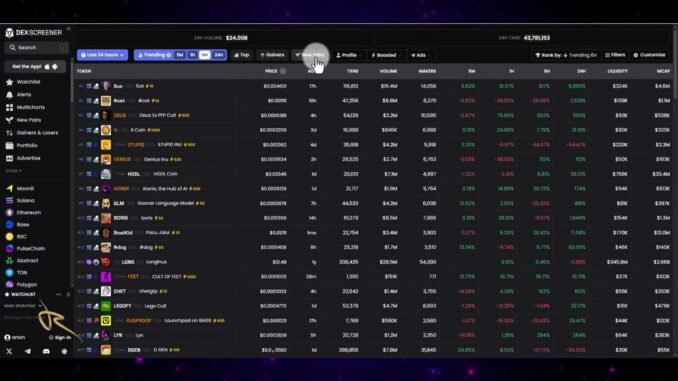 How To Use DexScreener: A Quick Tutorial
