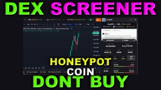 How to Avoid Memecoin Scams, Rugpulls and Honeypots on Dexscreener - Dexscreener Trading Strategy
