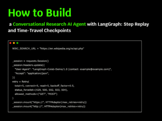 How to Build a Conversational Research AI Agent with LangGraph: Step Replay and Time-Travel Checkpoints