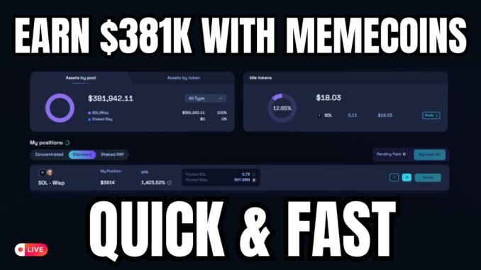How to Launch a Meme Coin and Earn $381K ASAP Step-by-Step (LIVE RESULTS)