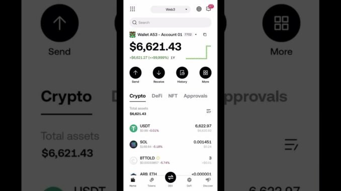 How to get free 600USDT daily in your bitget web3 wallet using 12 words phrase | Tutorial 2025 |
