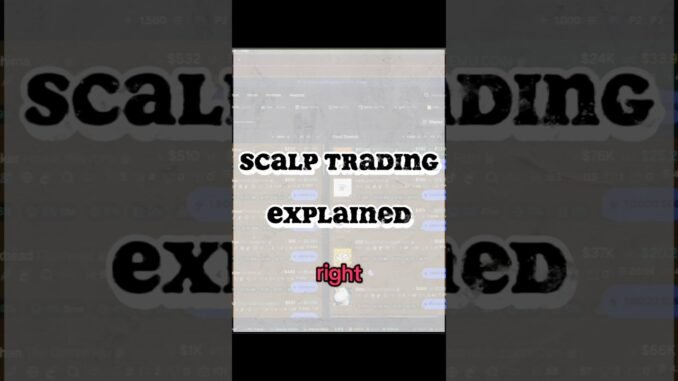 How to scalp trade #memecoin #trading #pumpfun #investing