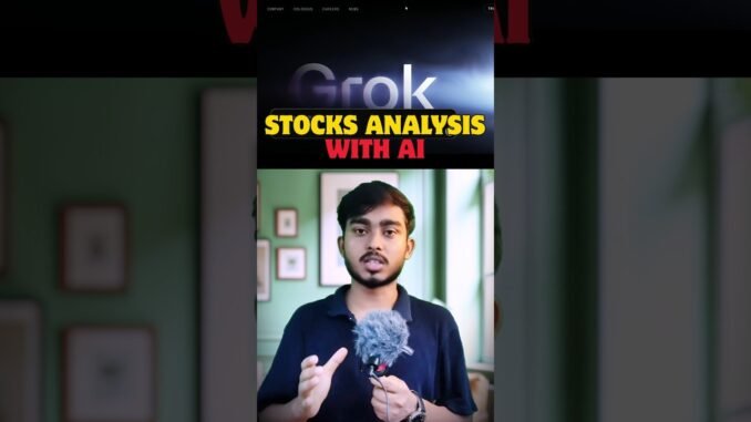 I used Grok AI to Analysis Stocks 😲✅  #trading #stockmarketindia #shorts