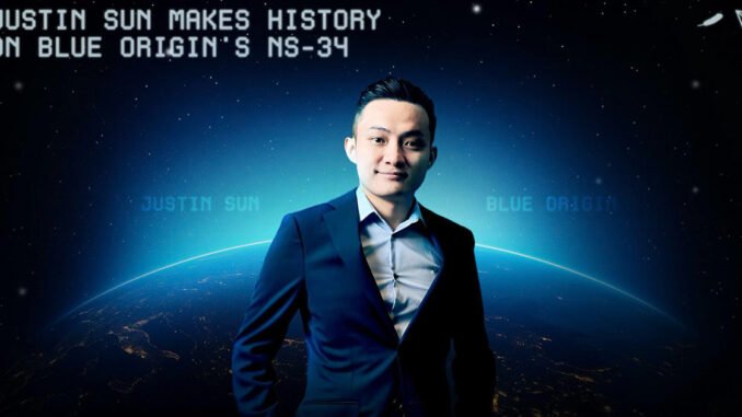 Justin Sun Makes History as Youngest Chinese Commercial Astronaut with Justin Sun Makes History as Youngest Chinese Commercial Astronaut with Blue Origin’s NS-34 Spaceflight