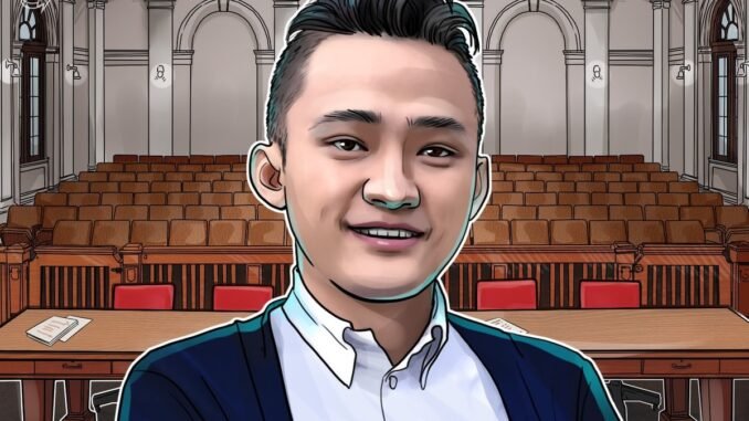 Justin Sun Sues Bloomberg Over Billionaires Index Info
