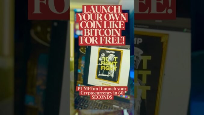 LAUNCH YOUR OWN CRYPTO COIN LIKE BITCOIN | 100% FREE | Pump.fun | DEXSCREENER | MEMECOIN | STEPS