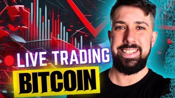 🔋LIVE BITCOIN TRADING 📉📈  Crypto and Market Analysis