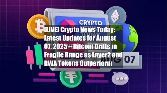 [LIVE] Crypto News Today: Latest Updates for August 07, 2025 –