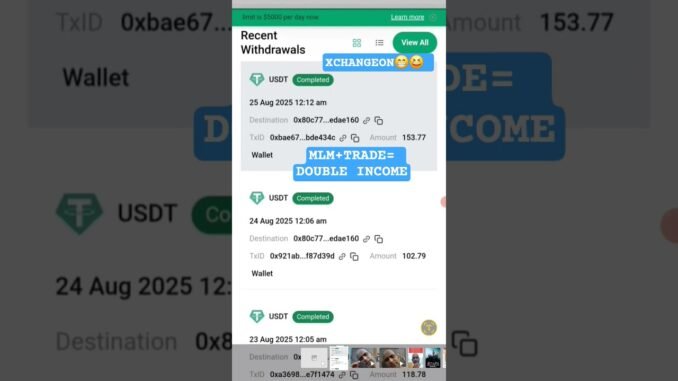 MLM+ TRADE= DOUBLE EANING#short#howtoearnmoneyfromusstockmarket #cryptocurrency