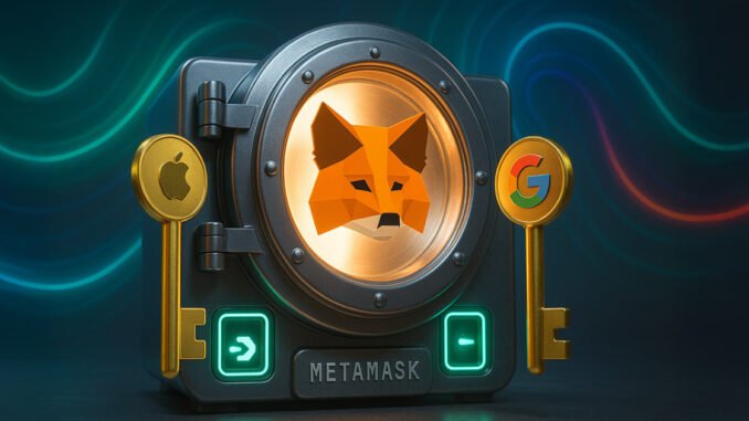 MetaMask launches social login feature using Google and Apple accounts for wallet access