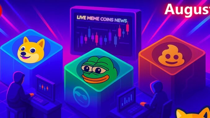 Best Meme Coins Live News Today: Latest Opportunities & Updates (August 5)
