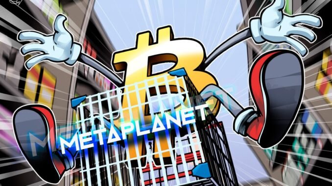 Metaplanet First Bitcoin-Stacking Firm To Buy Dip in August Metaplanet First Bitcoin-Stacking Firm To Buy Dip in August