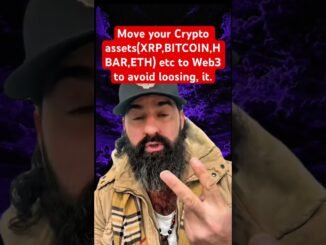 Move your Crypto assets(XRP,BITCOIN,HBAR,ETH) etc to Web3 to avoid loosing, it. #crypto #xrp