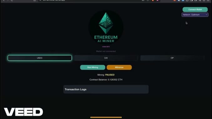 🚀 NEW Ethereum Mining Script 2025  ChatGPT AI Bot Mines ETH, BNB, BASE