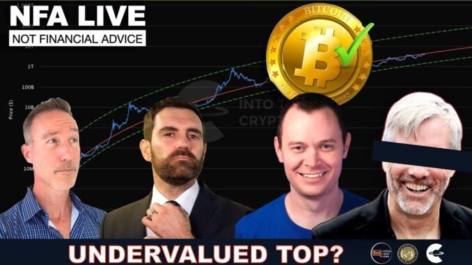 NFA LIVE: Bitcoin & Crypto Undervalued, Rate Cuts, 6 Week Top & Saylor FUD.