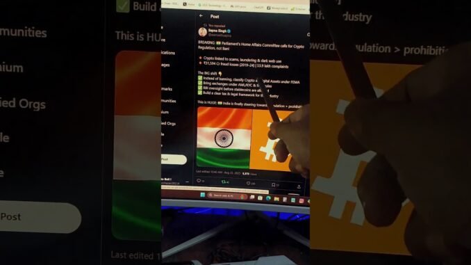 No 30% Tax on Crypto | Breaking Crypto News | Crypto legalization in India #crypto #cryptonewstoday