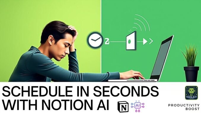Notion AI for Beginners: Automate Your Weekly Schedule (Step-by-Step Tutorial)