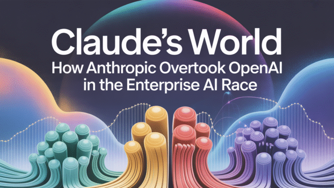 Now It’s Claude’s World: How Anthropic Overtook OpenAI in the Now It’s Claude’s World: How Anthropic Overtook OpenAI in the Enterprise AI Race
