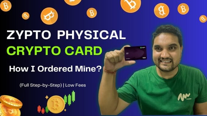 Ordering My Zypto Physical Crypto Card – Step-by-Step Guide to Get Yours! #cryptocard #cryptoindia