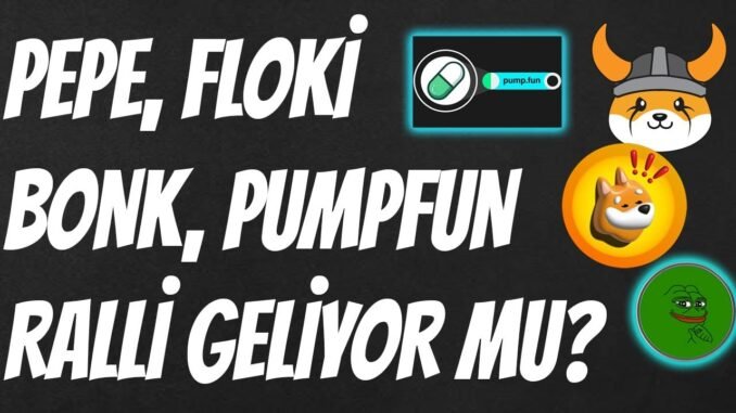 PEPE COİN NEDEN FİYATI DÜŞTÜ? BONK COİN ÖNEMLİ HABER GELDİ! FLOKİ, PUMPFUN YÜKSELİŞ OLACAK MI?