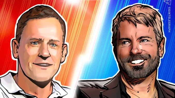 Saylor vs. Thiel: Two Different Crypto Bets