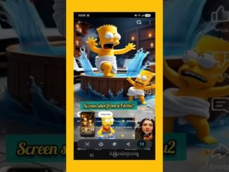 Simpsons family causing trouble in spa / grok.ai #thesimpsons #ai #memes #cartoon