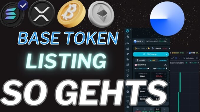 So listest du deinen Coin auf Dextools Dexscreener!