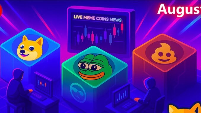 Best Meme Coins Live News Today: Latest Opportunities & Updates (August 6)