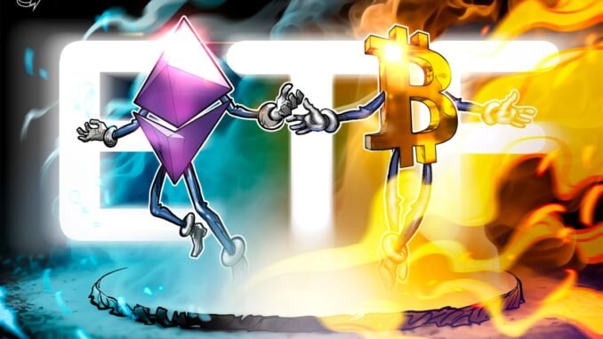 Spot Bitcoin ETFs See $812M Outflow as Ether ETFs Break Spot Bitcoin ETFs See $812M Outflow as Ether ETFs Break 20-Day Inflow Streak