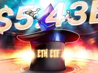 Spot Ether ETFs Record $5.43B Inflows in July 2025