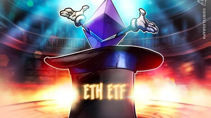Spot Ether ETFs Top $3B in August Inflows as ETH Hits Yearly High