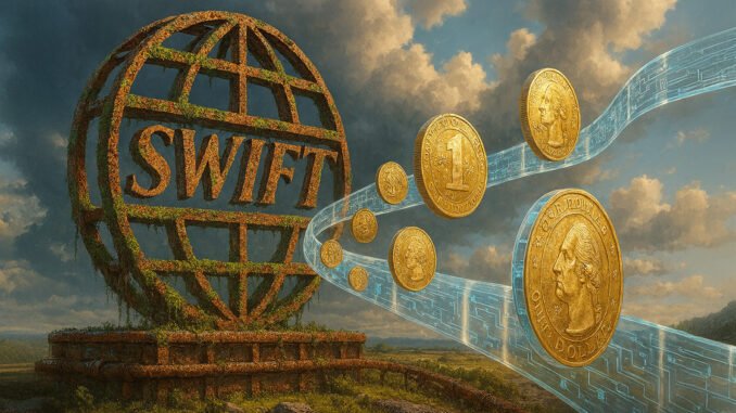 Stablecoin to settle $5 trillion and challenge SWIFT in 2026 amid $3.3T July volume