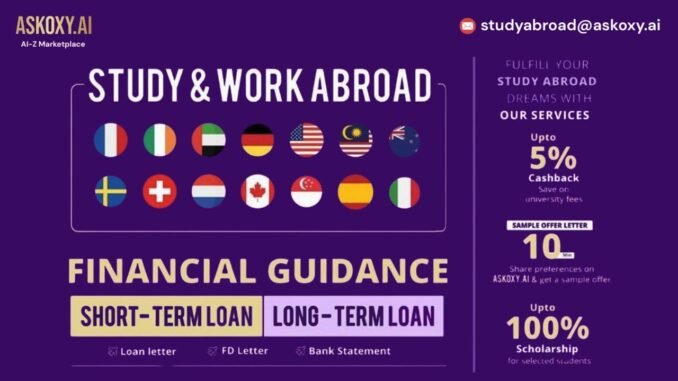 Study Abroad Scholarships & Student Loans 2025 | ASKOXY.AI Guide