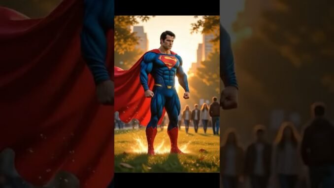 Superman Scene 2025 Made With GROK AI #superman2025 #dcuniverse #aigenerated #aiart