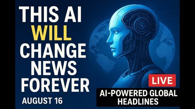 This AI Will Change News Forever | AI-Powered Global Headlines (August 17)