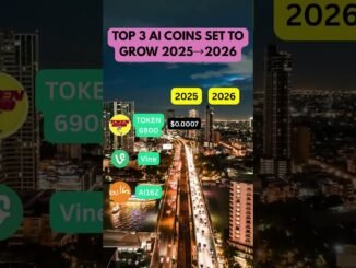 Top 3 AI coins set to explode from 2025 to 2026 💥Which one’s your favorite?