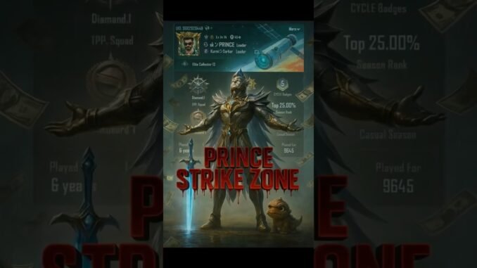 Trending PUBG Poster ChatGPT Style" @PrinceStrikeZone