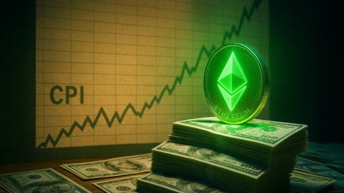 US core inflation jumps to 5 month high as Ethereum hits $4.4k