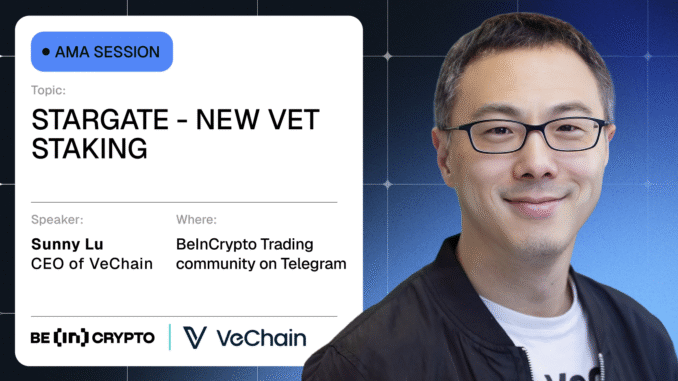 VeChain x BeInCrypto AMA Session: NFT Staking, Real Utility & What’s Next for VeChain in 2025