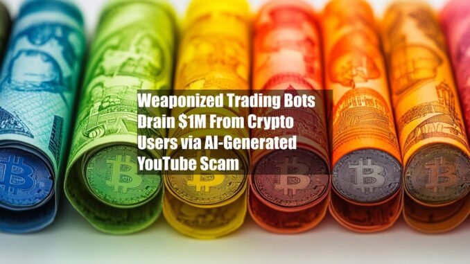 Weaponized Trading Bots Drain $1M From Crypto Users via AI-Generated YouTube Scam