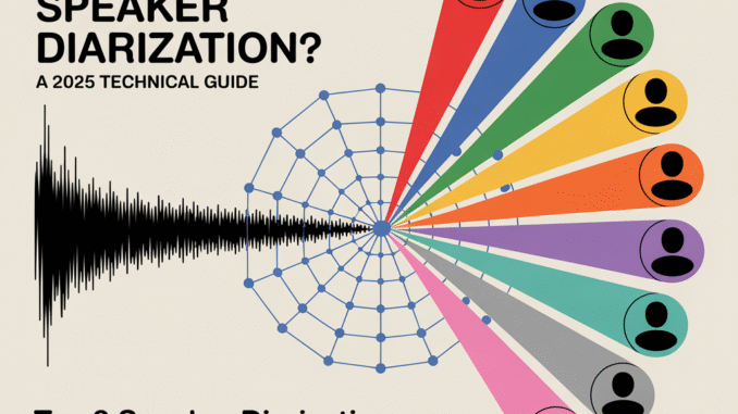 What Is Speaker Diarization? A 2025 Technical Guide: Top 9 What Is Speaker Diarization? A 2025 Technical Guide: Top 9 Speaker Diarization Libraries and APIs in 2025