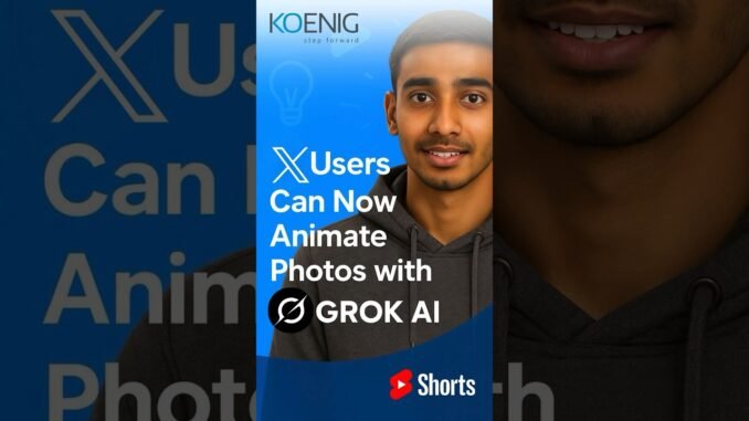 X Users Can Now Animate Photos with Grok AI!
