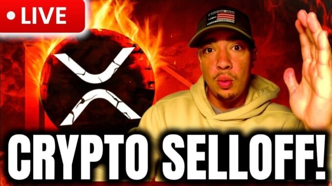 XRP LIVE! CRYPTO SELLING OFF NOW? LIVE REACTION!