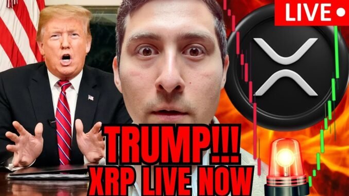 XRP TRUMP SPEAKS LIVE NOW!!🔴XRP BREAKING
