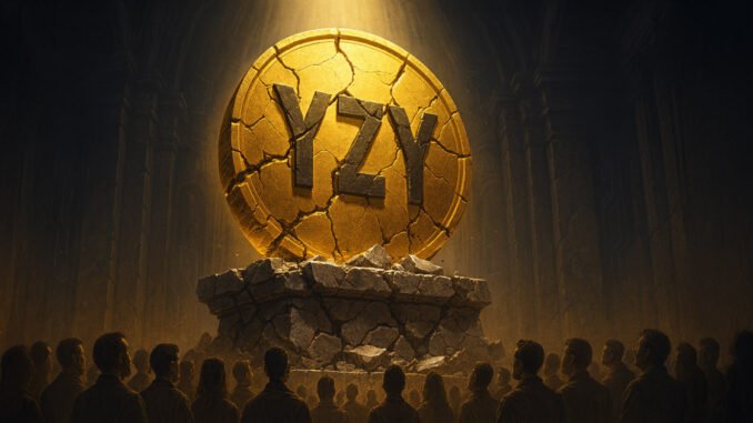 YZY token aftermath sees 105 traders lose $100k-$1M each in $75M wipeout