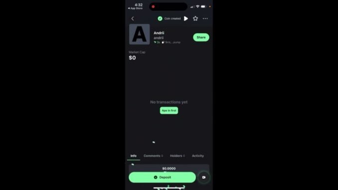 pump.fun app - how to create your coin?